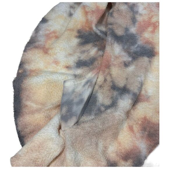MICHAEL STARS Ariana Flutter Top Pullover Sweatshirt Peach Tie Dye Size small - Picture 3 of 9